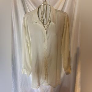 NWT Banana Republic button up tunic, Ivory